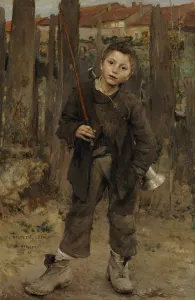 Drucke von ' Pas Meche (Nichts Gelingt), 1882. In der Sammlung der National Gallery of Scotland, Edinburgh' B Drucke: Pas Meche (Nichts Gelingt), 1882. Künstler: Bastien-Lepage, Jules (1848-1884)