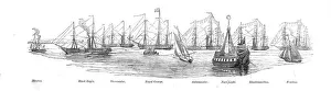 Black And White Landscape Photography UK Drucke: Passing the Nore Light, 1842. Creator: Unknown
