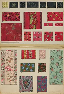 Quiltschablon und Applikationsquilt um ca. 1936 von Irene Schäfer und Mary Berner