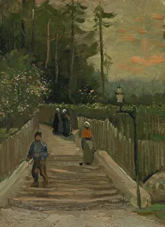 Weg im Montmartre, 1886. Ersteller: Gogh, Vincent van (1853-1890)