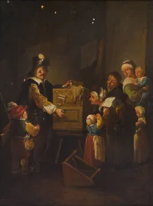 Magic Lantern History Drucke: The Peepshow Man