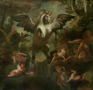 Jacob Jordaens Artwork Drucke: Pegasus, 1663-1665. Creator: Jordaens, Jacob (1593-1678)