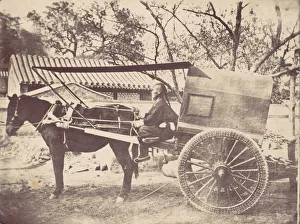 Albumen Silver Print Art Drucke: Pekin-car, 1867. Creator: William Thomas Saunders