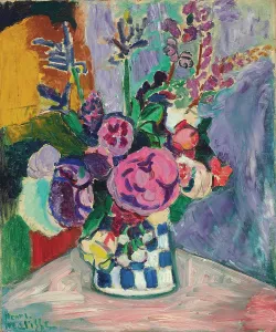 Drucke von Die Peonien, 1907. Privatsammlung Henri Matisse Drucke: Die Paeonien, 1907. Schöpfer: Matisse, Henri (1869-1954)