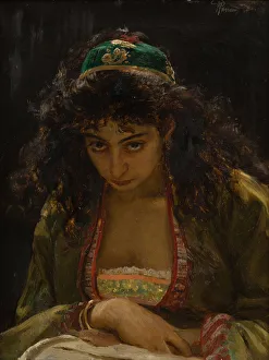 Russian Realism Art Drucke: Persian. Study for Sadko, c. 1875