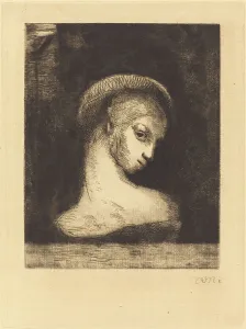 Odilon Redon Art Drucke: Perversite (Perversity), 1891. Creator: Odilon Redon