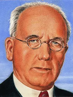 Central Office Of Information Archive Drucke: Peter Fraser 1944 (cropped), c1944. Creators: William Timym, Central Office of Information