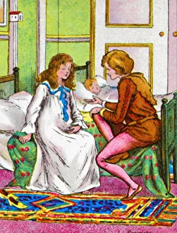 Coloured Lantern Slides Drucke: Peter and Wendy, c1905