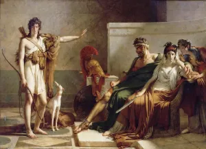 Louvre Museum Paris Collection Drucke: Phaedra and Hippolytus, ca 1802