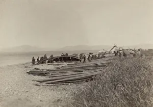Russian State Library Images Drucke: Another Phase of Unloading, 12 July, 1889. Creator: Unknown