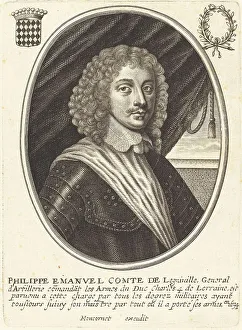 Aristocratic Portrait Drucke: Philippe Emmanuel, Count of Ligneville. Creator: Balthasar Moncornet