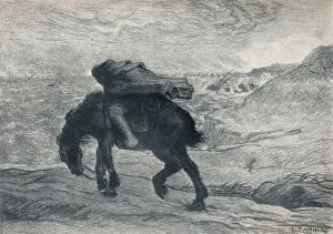 Jean Francois Millet Paintings Drucke: Phoebus et Boree, 19th century. Artist: Jean Francois Millet