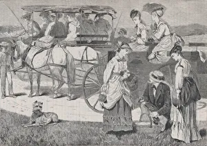 Die Picknickausflage (Appletons Journal, Band I), dem 14. August 1869; Ersteller unbekannt