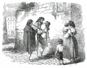 Christmas Carol Illustration Drucke: Pifferari, 1850. Creator: Unknown