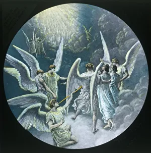 John Bunyan Art Drucke: The Pilgrims ascend, c1910. Creator: Unknown