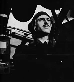 Royal Air Force Pilot Drucke: The pilot of a British Coastal Command aircraft, c1940 (1943)