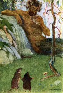 Literatur Drucke: Der Schiffer am Tor der Sonnenaufgang aus dem Wind durch die Weiden
