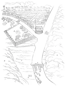 Bilder Datiert 2021 Januar: Plan des Angriffs auf die Piraten von Borneo, 1845. Ersteller: Unbekannt.