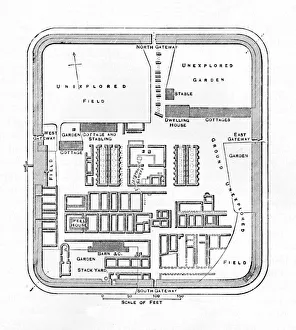 Bilder vom 21. Mai 2018: Plan von Bremenium, 1902