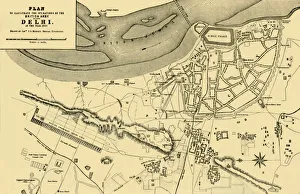 British Raj History Drucke: Plan to Illustrate the Operations of the British Army