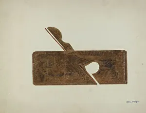 Vintage Aircraft Design Drucke: Plane, 1939. Creator: Max Unger