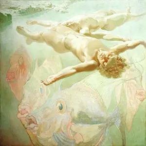 Bildende Kunst Drucke: Poema del Atlantico. Meer im Frieden