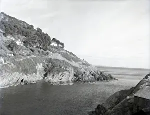 Drucke von Polperro, Cornwall, c1955. Idyllischer Fischerdorf Polperro Drucke: Polperro, Cornwall, c1955. Ersteller: Arthur Charles Kirby Ware