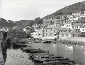 Drucke von Polperro, Cornwall, c1955. Idyllischer Fischerdorf Polperro Drucke: Polperro, Cornwall, c1955. Künstler: Arthur Charles Kirby Ware