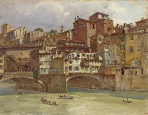 Ponte Vecchio, Florenz, 1926. Künstlerin: Anna Richards Brewster