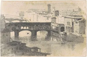 Ponte Vecchio, Florenz [verso], 1870-1872. Schöpfer: John Singer Sargent