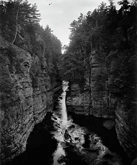 Der Teich , Ausable-Chaßm, NY., ca 1905. Ersteller : unbekannt