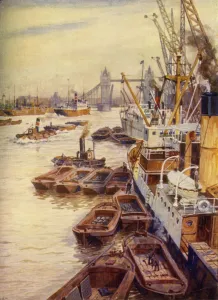 Der Pool von London, um 1948. Schöpfer: Unbekannt.