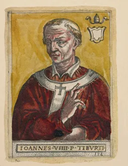 Roman Catholicism Images Drucke: Pope John IX. Creator: Unknown