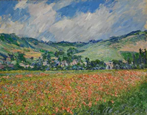 Blumenfeld aus Giverny, 1885. Ersteller: Monet, Claude (1840-1926)