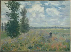 Blumenfelder in der Nähe von Argenteuil, 1875. Künstler: Monet, Claude (1840-1926)