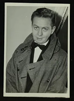 Porträt des amerikanischen Sängers, Musikers und Schauspielers Mel Torme aus den 50er Jahren. Künstler: Denis Williams