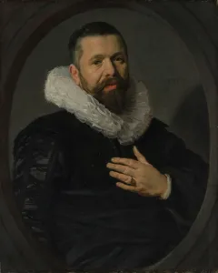 Porträt eines Bartigen Mannes mit Kragen, 1625. Schöpfer: Frans Hals