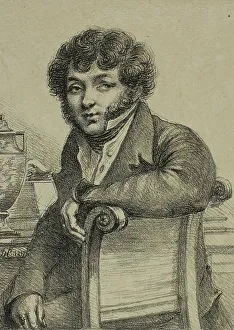 French Lithography Artists Drucke: Portrait of Brunet, Printer, 1817. Creator: Vivant Denon
