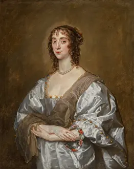 Drucke von Porträt von Cecilia Killigrew, 1630er Jahre. Privatsammlung Anthony Van Dyck Drucke: Porträt der Cecilia Killigrew, 1630er Jahre