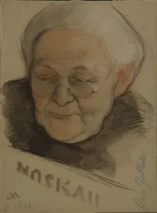 Realismus Drucke: Porträt von Clara Zetkin (1857-1933)