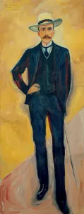 Drucke von Porträt von Harry Graf Kessler (1868-1937), 1906. Im Bestand der Staatlichen Museen, Berlin Edvard Munch Drucke: Porträt von Harry Graf Kessler (1868-1937)