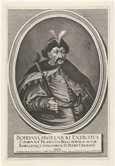 Porträt des Hetmans Bohdan Chmelnizkyj (1595-1657), 1651