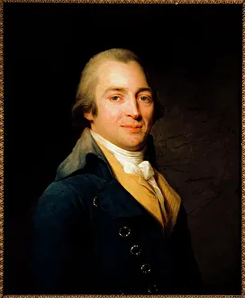 Porträt von John Moore (1729-1802), Romanist und Arzt, 1795. Schöpfer: Antoine Vestier