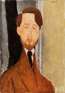 Porträt von Léopold Zborowski, 1919. Schöpferin/Ersteller: Modigliani, Amedeo (1884-1920)