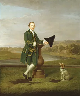 Porträt eines Mannes, 1763. Künstler: Arthur Devis