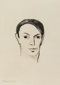 Drucke von Bildnis von Pablo Picasso, um 1920-1925. Privatsammlung Pablo Picasso Drucke: Bildnis von Pablo Picasso, um 1920-1925. Künstler: Picabia, Francis (1879-1953)
