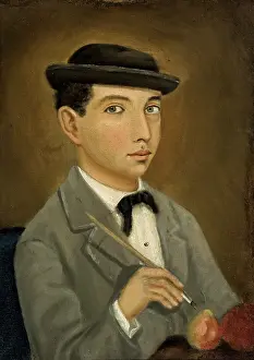 Historic Portrait Photography Drucke: Portrait of a Painter, c1920. Creator: Unknown