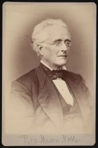 Porträt von Pastor Mason Noble (1809-1881), zwischen 1876 und 1880