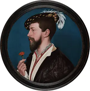 Hans Holbein The Younger Drucke: Portrait of Simon George of Cornwall (?), c1535-1543. Creator: Hans Holbein the Younger