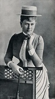 Historic British Royalty Images Drucke: Portrait study of the future Queen Mary, 1885 (1911). Artist: Francis Byrne & Co